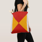 Tote Bag Décoratif Géométrique (De près)