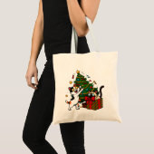 Tote Bag Décoration de l'arbre de Noël (Devant (produit))