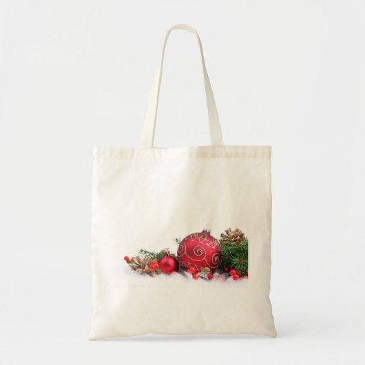 TOTE BAG DÉCORATION DE NOËL ET VACANCES FOURRE-TOUT (Devant)