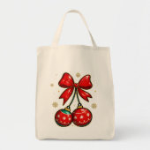 Tote Bag Décorations de Noël (Devant)