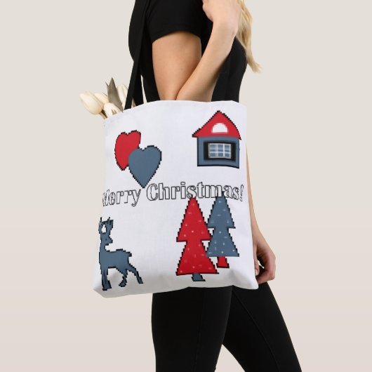 Tote Bag Décorations de Noël (De près)