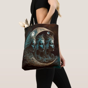 Tote Bag Découpage d'une triple déesse