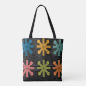 Tote Bag Découpe moderne de Starburst au milieu du siècle (Dos)
