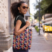 Tote Bag Découpes Triangle Modernes