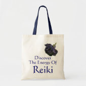 Tote Bag Découvrez L'Énergie Du Rose Pourpre Reiki (Devant)