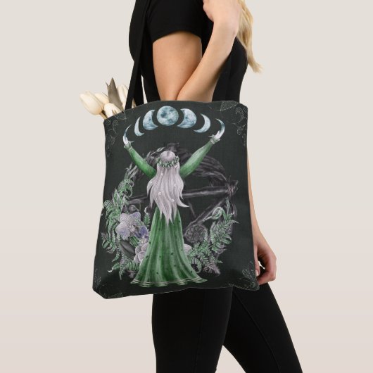 Tote Bag Déesse céleste de Lune (De près)