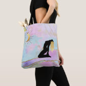 Tote Bag *~* Déesse céleste Rainbow Pastel Parties scintill (De près)