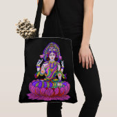 Tote Bag Déesse de festival de Lakshmi Diwali de la bonne (De près)
