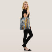 Tote Bag Déesse de l'hiver & Loup Blanc (Sur le modèle)