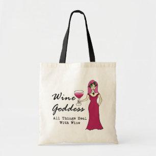 Tote Bag Déesse de vin "que toutes les choses guérissent