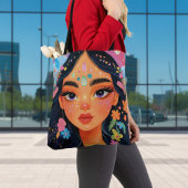 Tote Bag Déesse florale enchantée