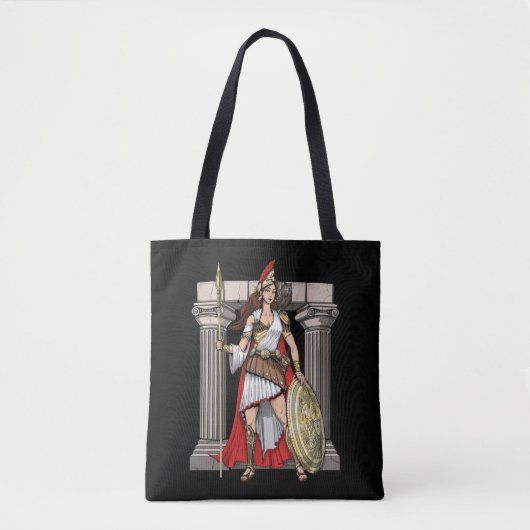 Tote Bag Déesse grecque d'Athéna (Devant)