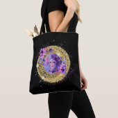 Tote Bag Déesse perséphone avec lune par Renee (De près)