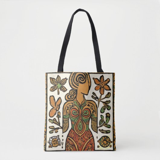 Tote Bag Déesse Terre Féminine Divine (Devant)