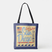 Tote Bag Défi 1986 de surf de San Diego (Dos)