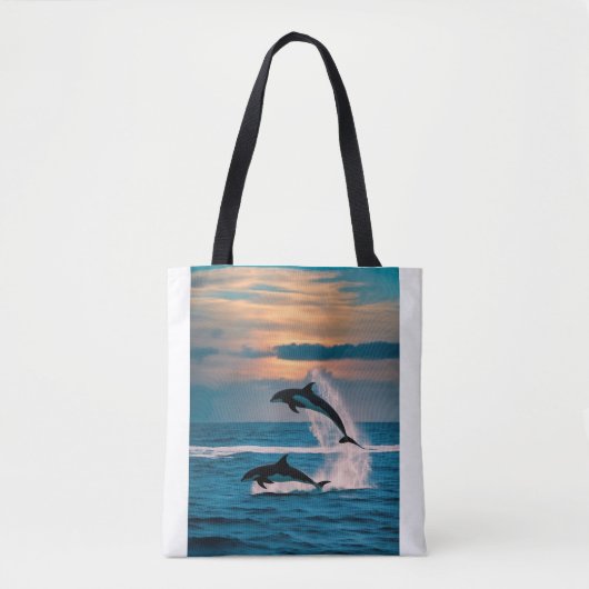 Tote Bag Défi dans le bleu profond (Devant)