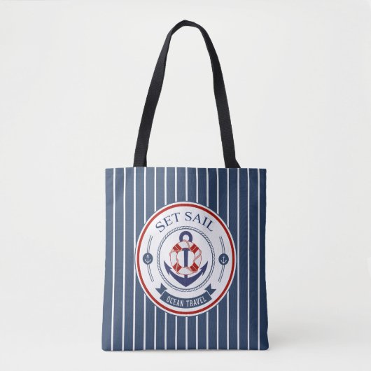 Tote Bag Définir la voile nautique (Devant)