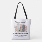 Tote Bag Définition de "Booktrovert" (Dos)