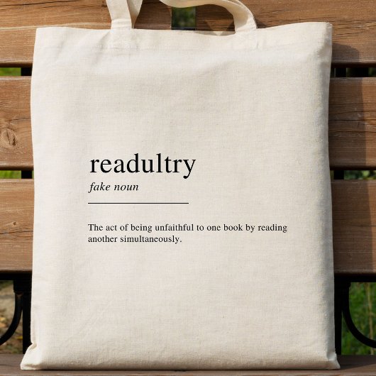 Tote Bag Définition de l'adultère, amateurs de livres