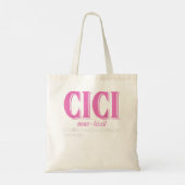 Tote Bag Définition de l'ICC - Jour des grand-mères (Dos)