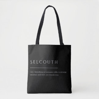 Tote Bag Définition de mot Selcouth