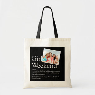 Tote Bag Définition de week-end entre filles Photo Moderne