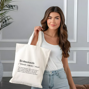 Tote Bag Définition drôle de demoiselles d'honneur proposit