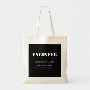 Tote Bag Définition du dictionnaire d'ingénieur amusant