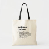 Tote Bag Définition du racisme systémique (Devant)