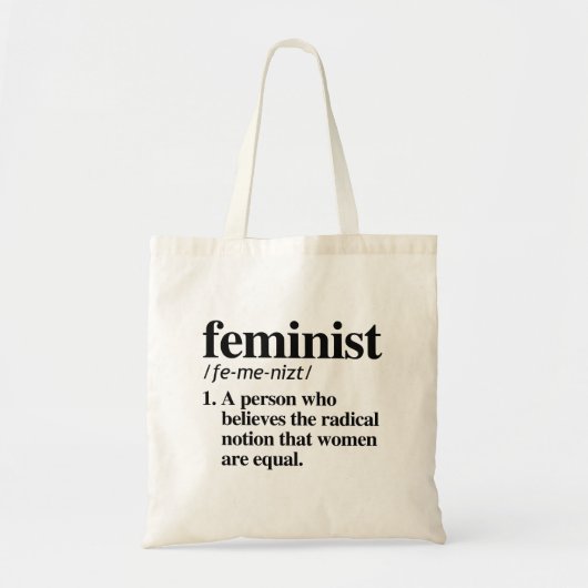 Tote Bag Définition féministe (Devant)