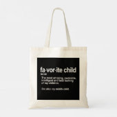 Tote Bag Définition préférée de l'enfant - Amusant maman et (Dos)