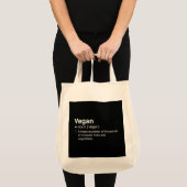 Tote Bag Définition végétalienne (Devant (produit))
