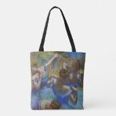 Tote Bag Degas Blue Dancers Pastel Fine Art Masterpiece (Dos)