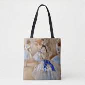 Tote Bag Degas Danseuse Au Ruban Bleu (Devant)