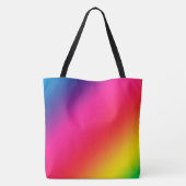 Tote Bag Dégradé arc-en-ciel (Dos)
