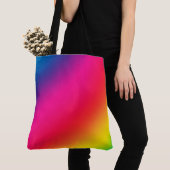 Tote Bag Dégradé arc-en-ciel (De près)