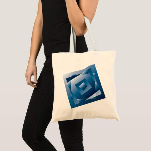Tote Bag dégradé bleu 1 (Devant (produit))