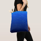 Tote Bag dégradé bleu marine (De près)