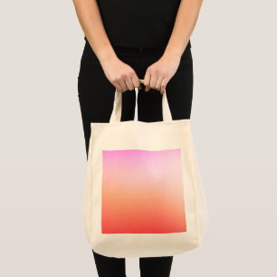 Tote Bag Dégradé de coucher de soleil pastel radieux