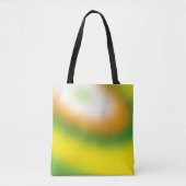 Tote Bag Dégradé jaune, vert (Devant)
