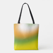 Tote Bag Dégradé jaune, vert (Dos)