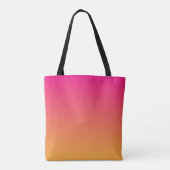Tote Bag dégradé rose et orange (Dos)