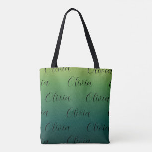 Tote Bag Dégradé Vert