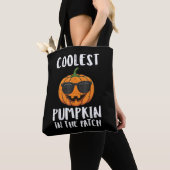 Tote Bag Déguisement de patch de citrouille le plus cool d' (De près)