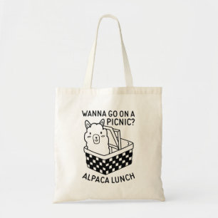 Tote Bag Déjeuner Alpaca