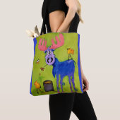 Tote Bag Déjeuner Blue Moose (De près)