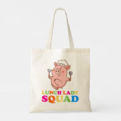 Tote Bag Déjeuner Lady Cafeteria Crew Squad School Déjeuner (Dos)