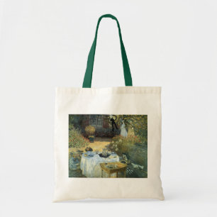 Tote Bag Déjeuner par Claude Monet, Impressionnisme Vintage