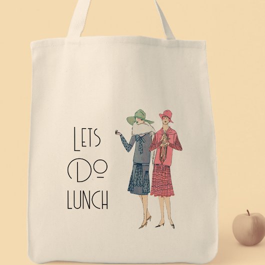 Tote Bag Déjeunons Vintages Dames