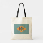 Tote Bag Delaware Le Drapeau D'État Diamond US (Dos)